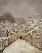 Alfred Sisley Snow at Louveciennes oil